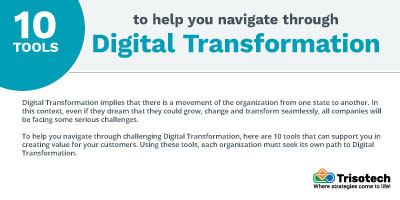 10 Tools to help you navigate through Digital Transformation
