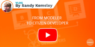 Sandy Kemsley Vlog - From Modeler to Citizen Developer
