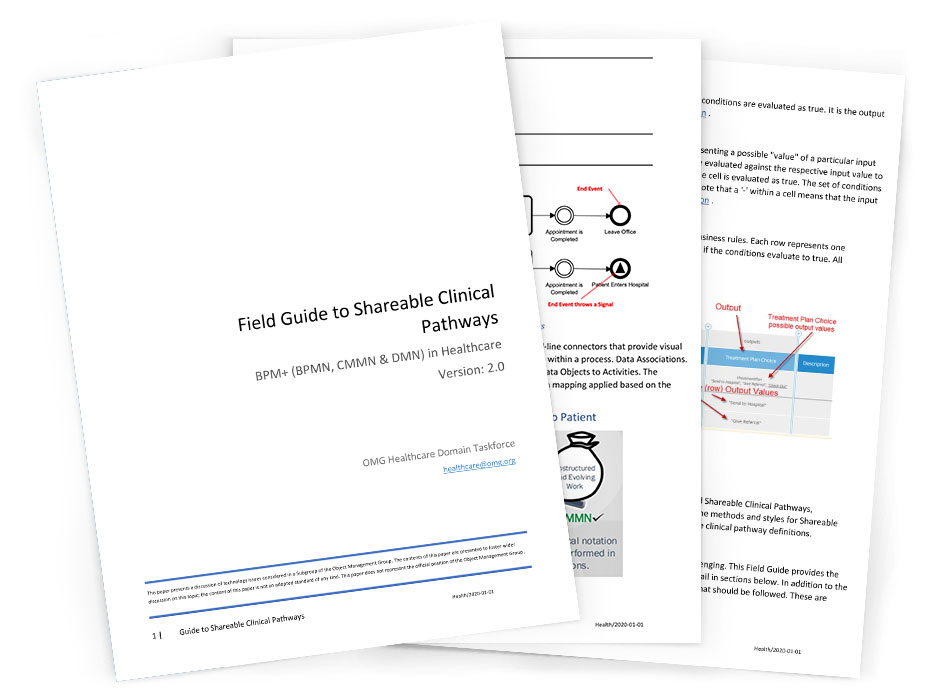 OMG Field Guide to Sharable Clinical Pathways White Paper