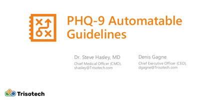 PHQ-9 Automatable Clinical Guidelines