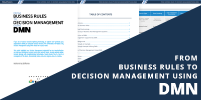 From Business Rules to Decision Management using DMN