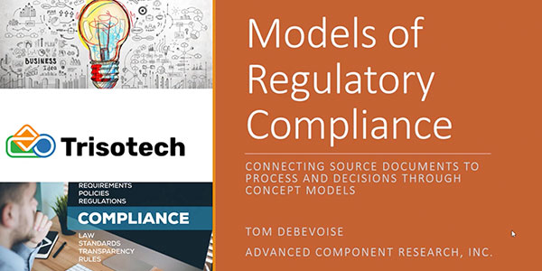 Tom Debevoise - Models of Regulatory Compliance