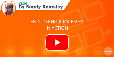 Sandy Kemsley's blog post - End to End process in action